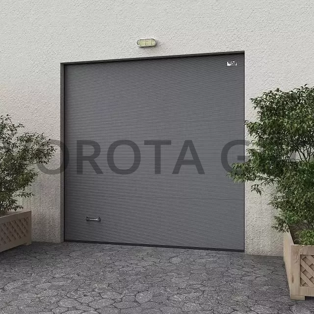 Автоматические ворота для гаража Doorhan серого цвета 3000x2750